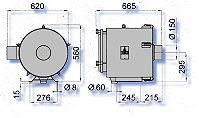 lnebelabscheider / Emulsionsnebelabscheider Zentrifuge - Aspirofilter Doppel Zentrifuge - AS.4.DC